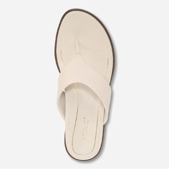 VIONIC NWOB Agave Toe Post Sandal in Cream - Picture 1 of 14